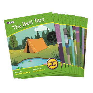 Decodable Readers - Letters & Sounds - Phase 4 - Blends - Fiction - Set 2 - 12 Titles - 6x BB108