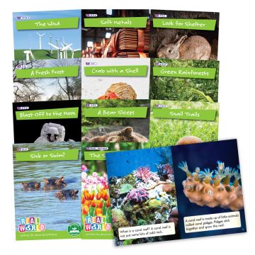 Decodable Readers - Real World Hi-Lo - Phase 4 - Blends - Non-Fiction - 12 Titles