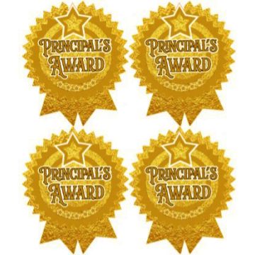 Principal's Award Glitter Stickers - Pack of 72