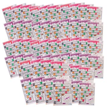 Multiplication Race Game Pack - Dr Paul Swan (Set of 8)