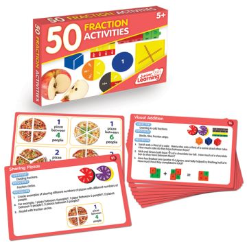50 Fraction Activity Cards
