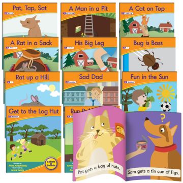 Decodable Readers - Letter Sound Fiction (Set of 12)