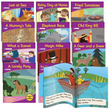 Decodable Readers - Vowel Sound Fiction (Set of 12)