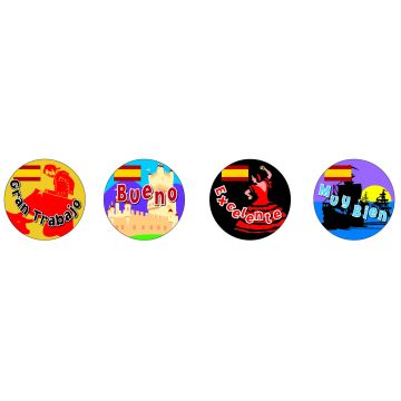 Spanish Language Stickers - Pack of 96