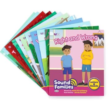 Decodable Readers - Letter & Sounds - Sound Families - Phase 5.5 - Consonants & Short Vowels - Fiction - 12 Titles - 6x BB143