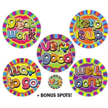 Bright Words Reward Stickers