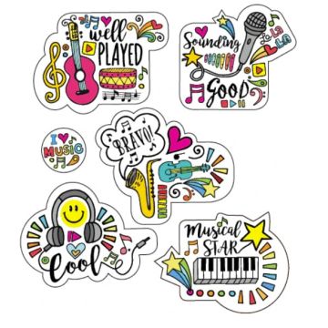 Music Stickers - Pack of 168
