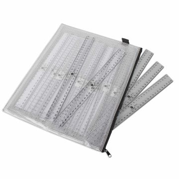 Clear Plastic Ruler - 30cm (Wallet of 32)
