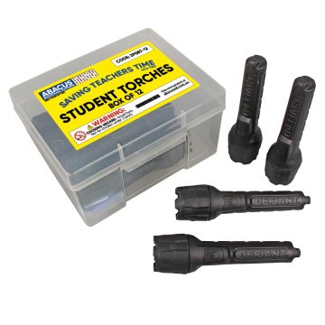 Student Torches with Batteries - Box of 12