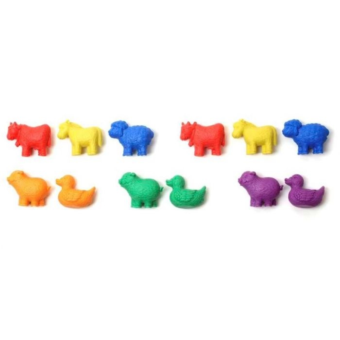 Farm Animals Counters - Jar of 72 | Abacus Educational Suppliers