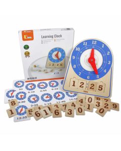 Wooden Learning Clock 