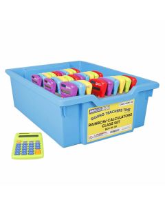 Rainbow Calculators Class Set - Box of 30